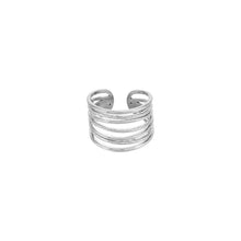 Hollow Line Adjustable Ring Rings
