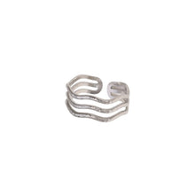 Hollow Line Adjustable Ring Rings