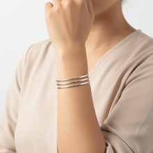 Hollow Line Open Bangle Bracelet