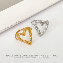 Hollow Shape Adjustable Ring Rings