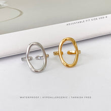 Hollow Shape Adjustable Ring Rings