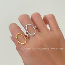 Hollow Shape Adjustable Ring Rings