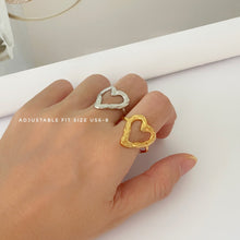 Hollow Shape Adjustable Ring Rings