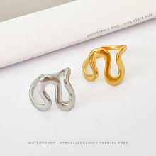 Hollow Shape Adjustable Ring Rings