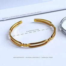 Hollow Twist Bangle Bracelet