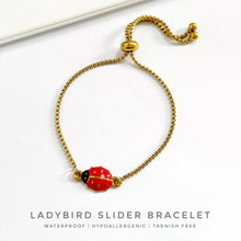 Ladybird Necklace or Slider Bracelet Jewelry Sets