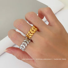 Leaf Adjustable Ring Rings