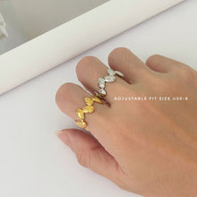 Leaf Adjustable Ring Rings