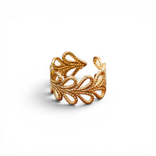 Leaf Adjustable Ring Rings