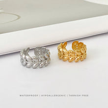 Leaf Adjustable Ring Rings