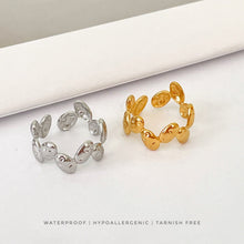 Leaf Adjustable Ring Rings