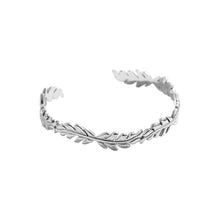 Leaf Open Bangle Bracelets