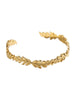 Leaf Open Bangle Bracelets
