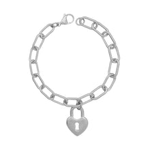 Love Oval Link Bracelet Bracelets