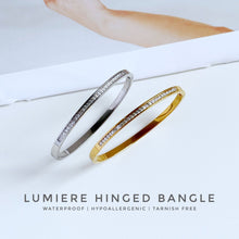 Lumiere Hinged Bangle Bracelet