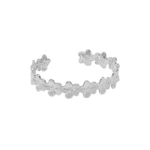 Mini Flower Open Bangle Bracelets