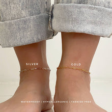 Mini Paperclip Chain Anklet Anklets