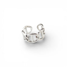 Monogram Link Adjustable Ring Rings
