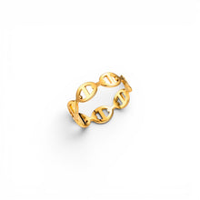 Monogram Link Ring