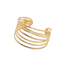 Multiple Line Cuff Bangle Bracelets