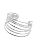Multiple Line Cuff Bangle Bracelets