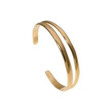 Noir Open Bangle Bracelets