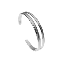 Noir Open Bangle Bracelets