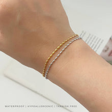 Rice Bead Oval Chain Bracelet Bracelets