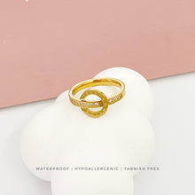 Roman Numeral Pave Band Ring Rings