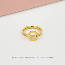 Roman Numeral Pave Band Ring Rings