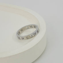 Roman Numerals Diamond Ring Rings