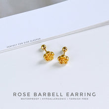 Rose Barbell Earring Bracelet