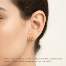 Rose Barbell Earring Bracelet