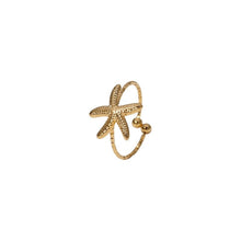 Sea Coral Adjustable Ring