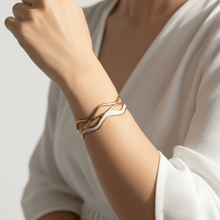Serene Open Bangle Bracelet