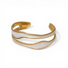 Serene Open Bangle Bracelet