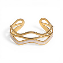 Serene Open Bangle Bracelet