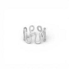 Squiggle Adjustable Ring Rings