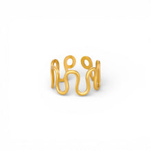 Squiggle Adjustable Ring Rings