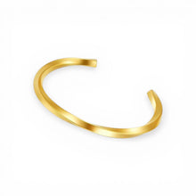Thick Twist Open Bangle Bracelet