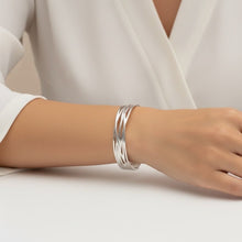 Twined Open Bangle Bracelet