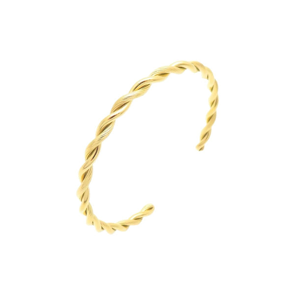 Twisted Open Bangle– Aisha Wong