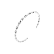Twisted Open Bangle Bracelet