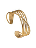 Weave Cut Bangle Bracelets
