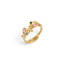 Wild Flower Adjustable Ring Ring