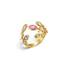 Wild Flower Adjustable Ring Ring