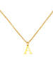 Alphabet Necklace Gold Necklaces