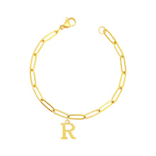 Alphabet Paperclip Bracelet Gold (N-Z) Bracelet