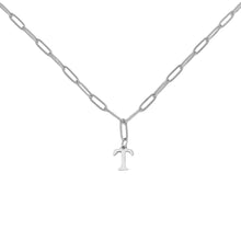 Alphabet Paperclip Necklace Silver Necklaces