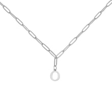 Alphabet Paperclip Necklace Silver Necklaces